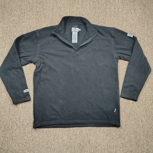 TYNDALE FR Pullover Uomo XL Nero Micropile 1/4 Zip Ignifugo Abbigliamento da Lavoro - Foto 1 di 9