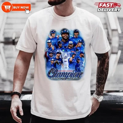 Camiseta Toronto Blue Jays 2025 Serie Mundial Campeones de la Liga Americana, Talla S-5XL Foto 1 de 4