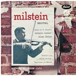 MILSTEIN NATHAN - A Milstein Recital (180g) - Bild 1 von 1