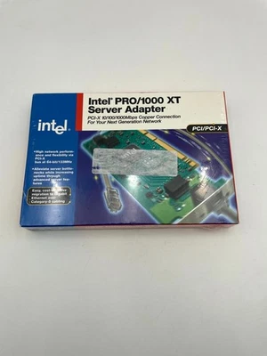 Intel Pro/1000 XT High-Performance Server Adapter RJ45 64Bit PCI/PCI-X 133MHz - Image 1 of 4