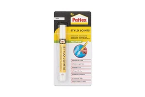 Pattex Stylo Joints Fugenstift weiß LPFW1 7ml Wasserfest nach 1 Stunde - Bild 1 von 1