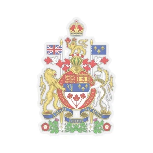 Coat of arms of Canada Canadian Royal Crown (Canada) (Coat of Arms) STICKER Viny - Picture 1 of 25