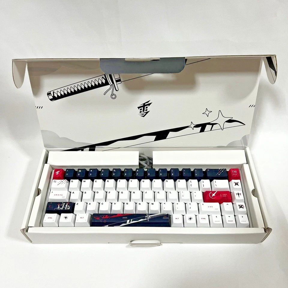 YUKI AIM Polar 65 KATANA Collection Keyboard AS-KB165WHUS-YUKI - Image 1 of 1
