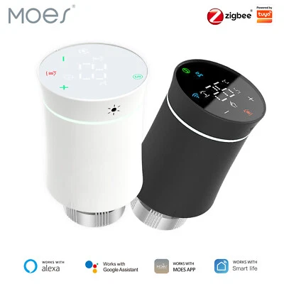 MOES Zigbee Smart Heizkörperventil Thermostat Heizungsthermostat Programmierbar - Bild 1 von 4