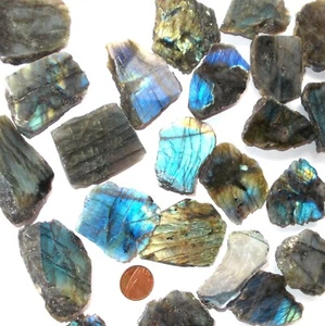 Labradorite Top Polished Mineral Specimen Raw Rough Crystal Stone - Picture 1 of 4