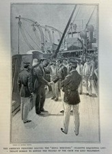 1899 Richmond Pearson Hobson Sinking of Merrimac Spanish War Imprisonment