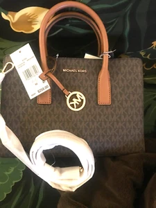 MICHAEL KORS RUTHIE SATCHEL BRN ACORN. - Picture 1 of 4