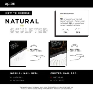 Apres GEL-X nail extensions ✨ SCULPTED ROUND MEDIUM 🔥SOFT GEL 500 PCS 10SIZES - Picture 1 of 6