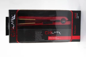New Chi Air Expert Womens Patterned Wired Hair Ceramic Straightener Red 1" $109 - Picture 1 of 3