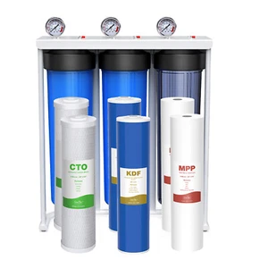 20" x 4.5" KDF Big Blue Whole House Water Filter System Heavy Metal Filtration - Picture 1 of 36