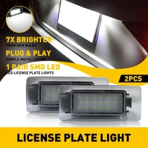 LED License Plate Light Housing Set For 2019-up Nissan Altima Sentra Versa Rogue - Picture 1 of 12