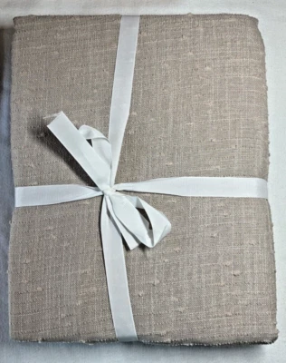 Laura Ashley TABLECLOTH TAUPE SURREY 60 X 120  100% POLYESTER NIP - Image 1 of 2