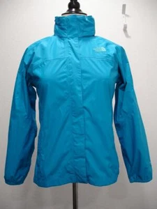 The North Face Blue Hyvent Rain Wind Jacket Waterproof Shell Parka Girls L 14/16 - Picture 1 of 23