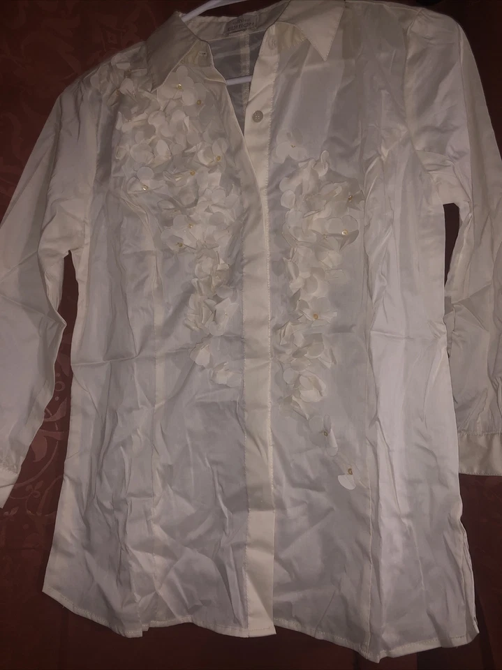 Blusa Erin Fetherston Edición Abotonada Talla XS Marfil Nueva Foto 1 de 1