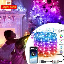 Christmas Tree Deco RGB Bluetooth String Lights For USB Smart APP Control Lamp