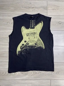 Camiseta sin mangas vintage Nirvana guitarra etiquetas Gts talla M - Imagen 1 de 2