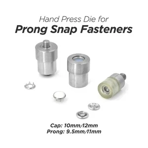Hand Press Die for Open Ring Snaps Fastener Setter Tool for Press Pearl Buttons - Picture 1 of 4