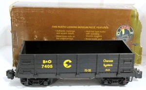 Lionel 8-87405 G Scale Chessie System B & O Gondola Car Very Good Condition - Picture 1 of 7