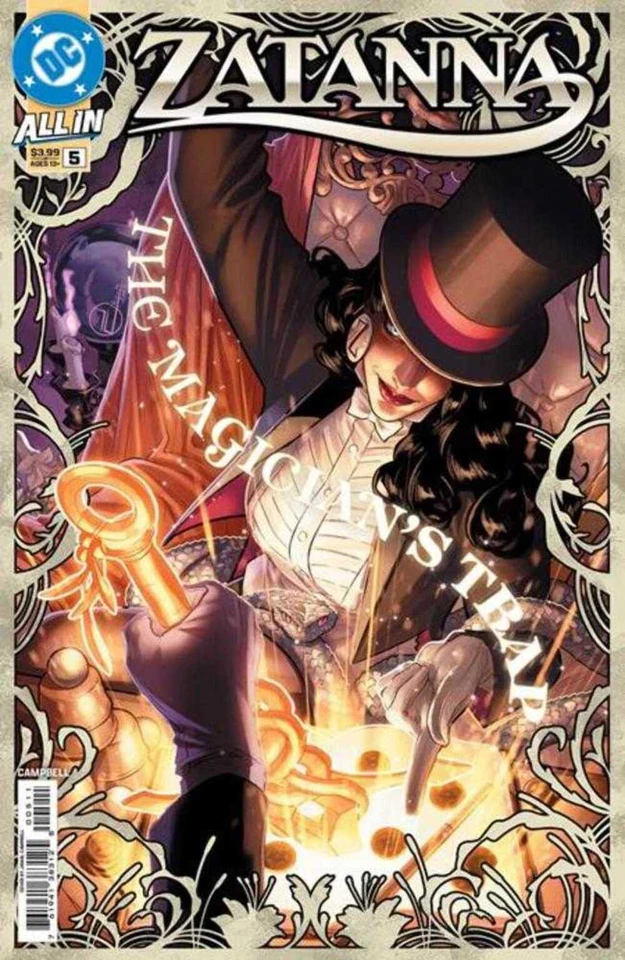 Zatanna No5 (из 6) обложка A Jamal Campbell - Изображение 1 из 1