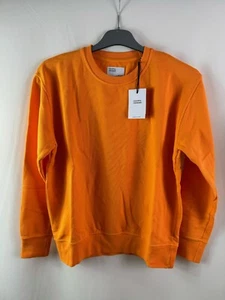 Sudadera Colorida Estándar Para Mujer Clásica Orgánica Crew, Naranja Soleado, Talla XS - Imagen 1 de 3
