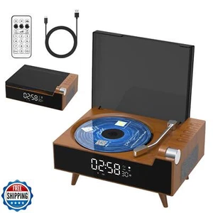 VASTTRON Reproductor de CD Portátil con Bluetooth, Reproductores de CD Recargables Retro Sui - Imagen 1 de 5