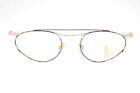 Vintage Golden Gate 972 50[]20 135 Gold/Bunt oval Brille eyeglasses NOS