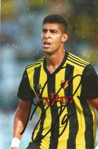WATFORD: ADAM MASINA SIGNED 6x4 ACTION PHOTO+COA - Picture 1 of 1