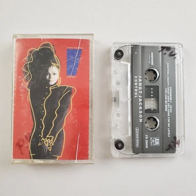Janet Jackson Control Audio Music Cassette Tape 1985 A&M Records GD/VG VTG Pop - Image 1 of 4