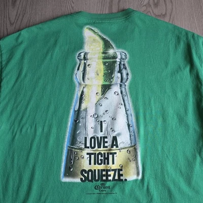 VTG Corona Extra "I Love A Tight Squeeze" Beer Bottle T Shirt 2XL Jimmy Buffet - Image 1 of 4