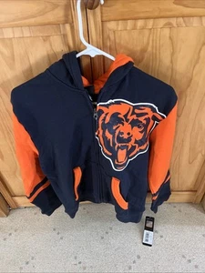 NFL team apparel Bears size youth zip up hoodie - Picture 1 of 5