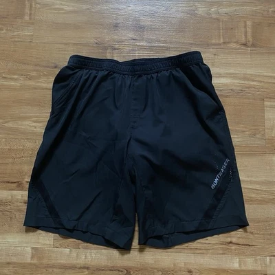 BONTRAGER Men XL Black Quantum Padded Cycling Loose Fit Bike 11” Pull On Shorts* - Image 1 of 4