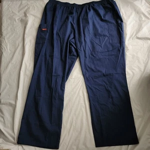 Dickies Medical Essentials Women’s Straight Leg Scrub Pants Size 5XL Navy Blue - Picture 1 of 8