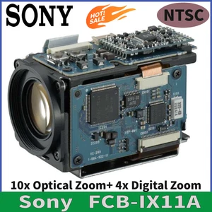 Sony FCB-IX11A CCD HAD 10x Optical+ 4x Digital Zoom Block BOX Camera Module NTSC - Picture 1 of 4