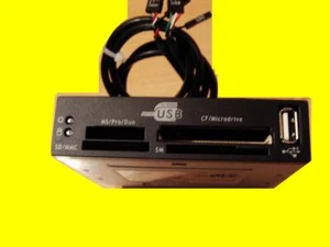 Frontpannel KARTENLESER ,Cardreader 3,5 Zoll 1 X USB /SD /MMC / SM/CF Anschluss - Bild 1 von 1