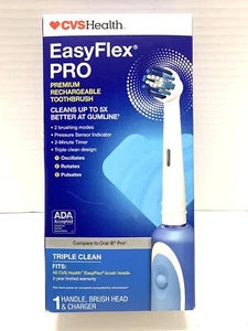 EasyFlex PRO Premium Rechargeable Toothbrush by CVS New in Sealed Box! - Picture 1 of 6