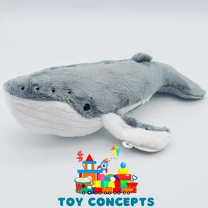 1 X PLUSH HUMPBACK WHALE 20CM teddy birthday gift soft toy stuffed animal doll - Picture 1 of 1