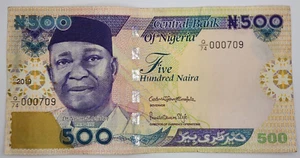 2019 Nigeria 500 Naira Banknote - P#30 - Picture 1 of 7