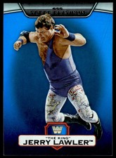 2010 Topps Platinum WWE Blue #33 Jerry The King Lawler /199