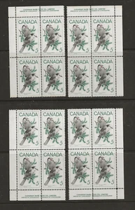 Canada, Unitrade 478, Complete Plate Set, MNH - Picture 1 of 2