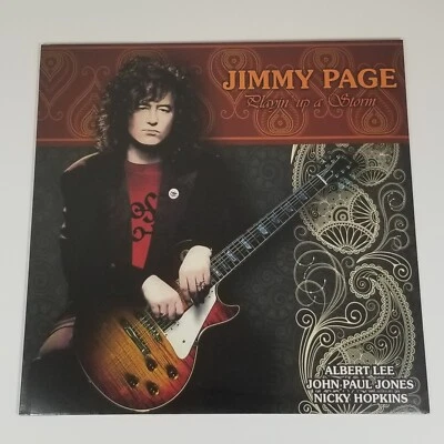 JIMMY PAGE LED ZEPPELIN PLAYIN UP A STORM 12" VINYL RECORD LP NUMBERED SEALED - Image 1 of 4