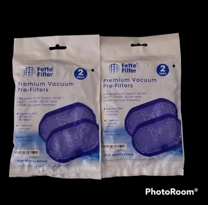 4 Fette Filters 2Pk Premium Vacuum Pre-Filters forDyson DC30 DC31 DC34 DC35 DC44 - Picture 1 of 2