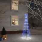 LED-Weihnachtsbaum mit Erdngeln Blau 108 LEDs 180 cm