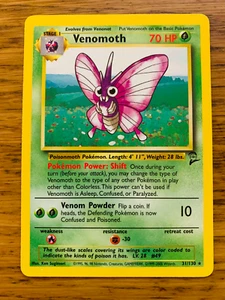 Venomoth (31/130) ¡Raro Juego Base de 2 Tarjetas de Pokémon! ¡P&P RÁPIDO Y GRATUITO! - Imagen 1 de 25