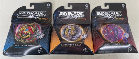 PICK LAUNCHER Beyblade Burst Pro Series Spinning Top Wave 6 Starters - DMG BOX Cover