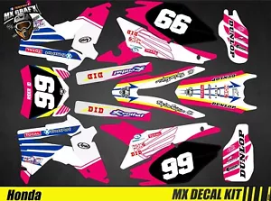 Kit Déco Moto pour / Mx Decal Kit for Honda CRF - Tesport - Imagen 1 de 1