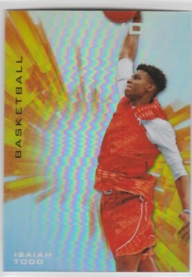 2021 ISAIAH TODD Goodwin Champions Platinum Rainbow Refractor #G32 Rookie Card - Image 1 of 2