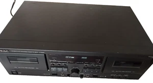 ⭐TEAC Dual Cassette Hi-Speed Dubbing Auto Reverse Tape Deck W-890R Tested⭐ - Picture 1 of 6