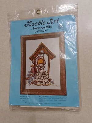 Kit de fios Heritage Mills Crewel Wishing Well 5" X 7" lã - Imagem 1 de 4