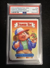 2018 GPK Stranger Kids #3b Hopeful Dustin Henderson Stranger Things PSA 10 Pop 1