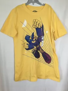 New Oshkosh Boys Robot Short Sleeve Tee Shirt Top Yellow many sz - Picture 1 of 4